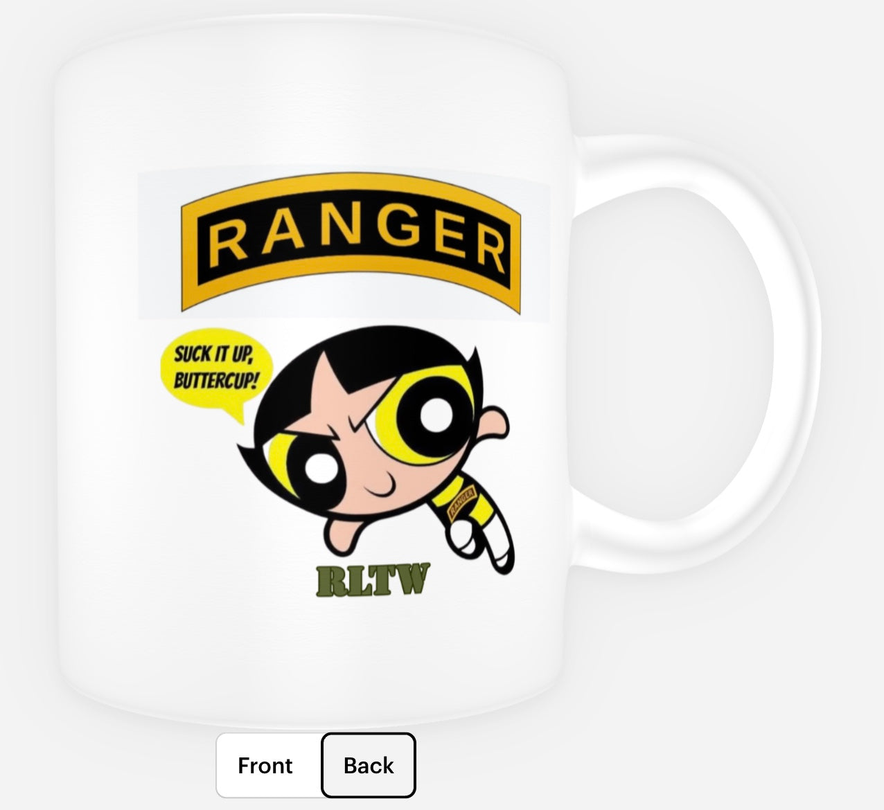 RLTW Ceramic Coffee Mug - White