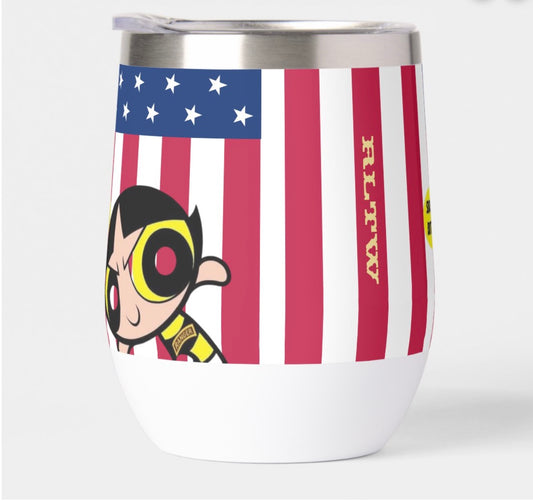 Miss Buttercup Insulated Wine Tumbler, 11 oz.