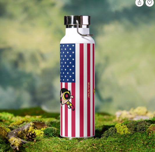 Miss Buttercup Vacuum Insulated Water Bottle, 22 oz.