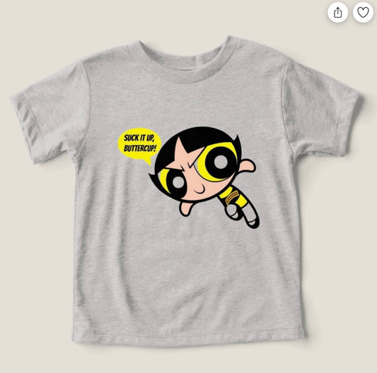 Miss Buttercup Tri-Blend Toodler Tee